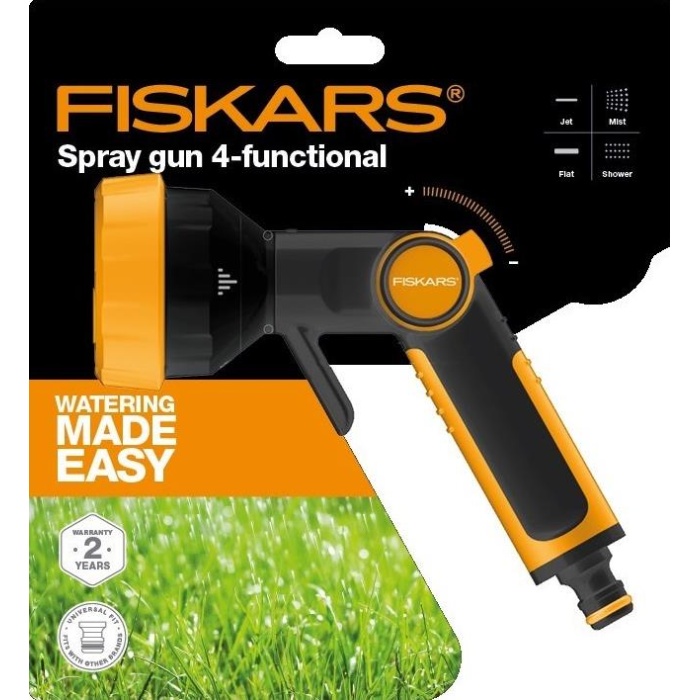 Fiskars 1020446 Sulama Başlığı 4 Fonksiyonlu