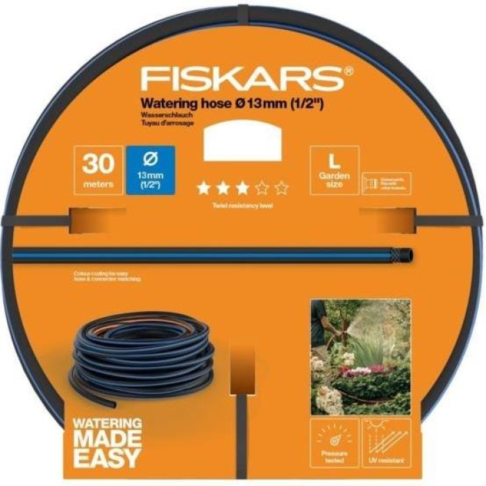 Fiskars 1027103 Sulama Hortumu 13 mm (1/2) 30 mt Q3