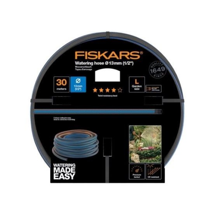 Fiskars 1027105 Sulama Hortumu 13 mm (1/2) 30 mt Q4