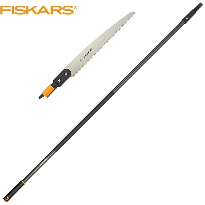 Fiskars 136528 Yüksek Dal Kesimi Düz Testere ve 156 cm Sap