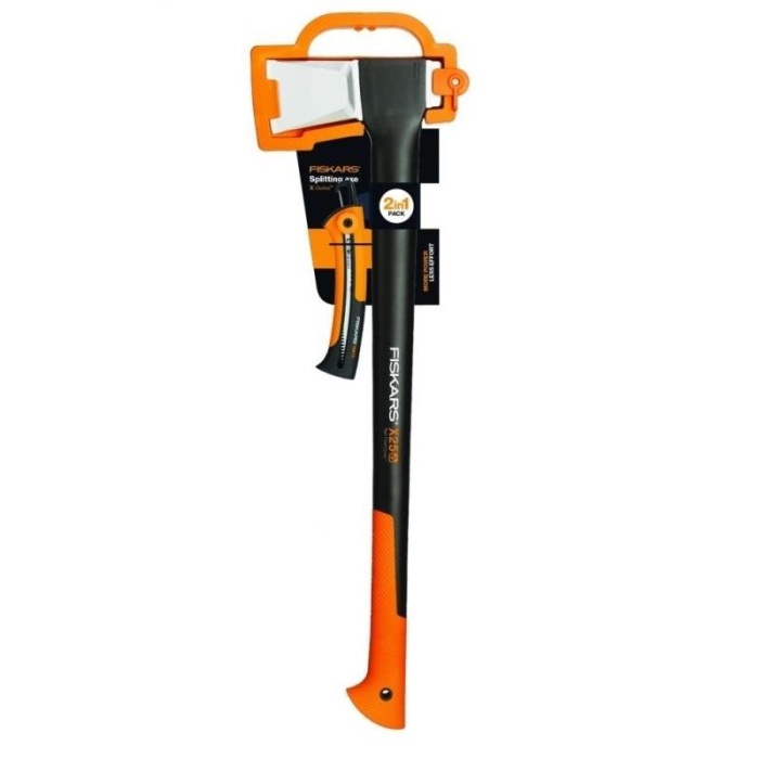 Fiskars Büyük Parçalama Baltası X25 + SW73 Budama Testeresi