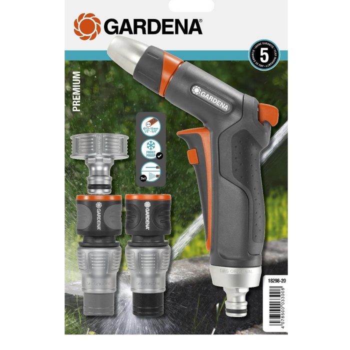 Gardena 18306 Premium Nozullu Temizleme Püskürtme Seti