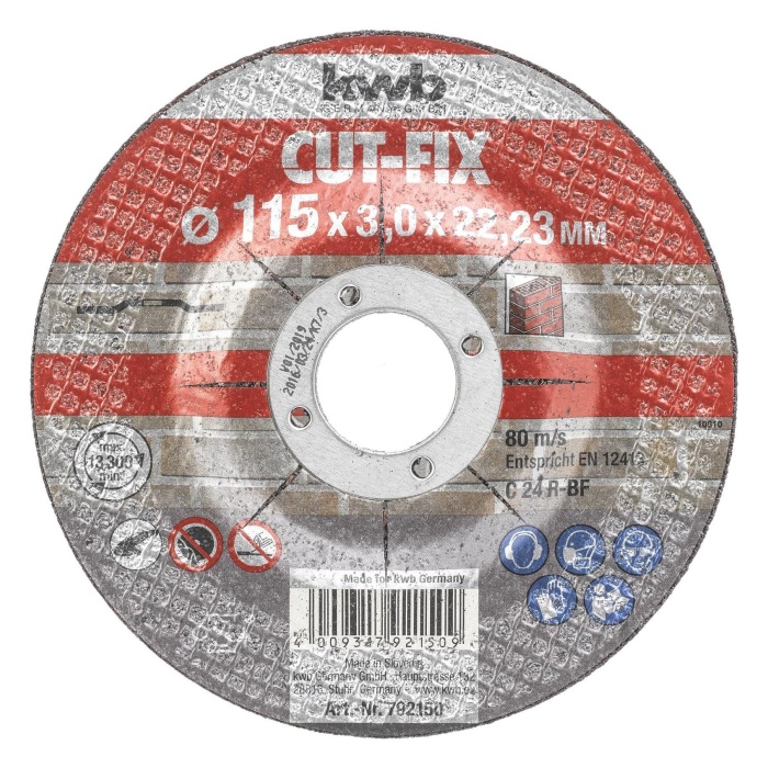 Kwb 792150 Flex Taş Metal Kesici 115x3x22,23 mm