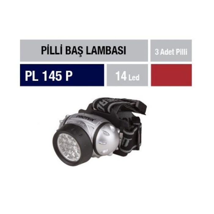 Proter PL145P Pilli Kafa Lambası - 14 LED