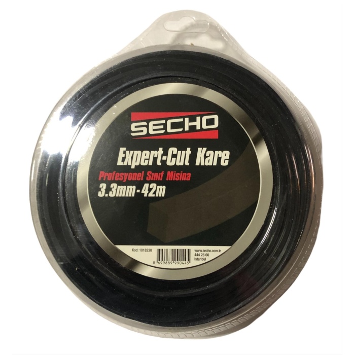 Secho Expert-Cut Kare Tırpan Misinası 3.3 mm 42 mt