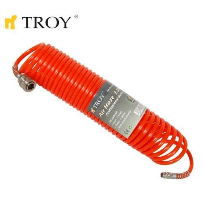 TROY 18607 Kompresor Hava Hortumu 7.5 mt