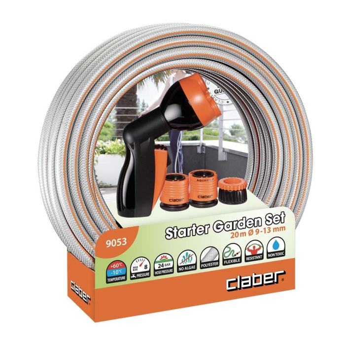 Claber 9053 Starter Garden Set Başlangıç Sulama Seti 20 mt