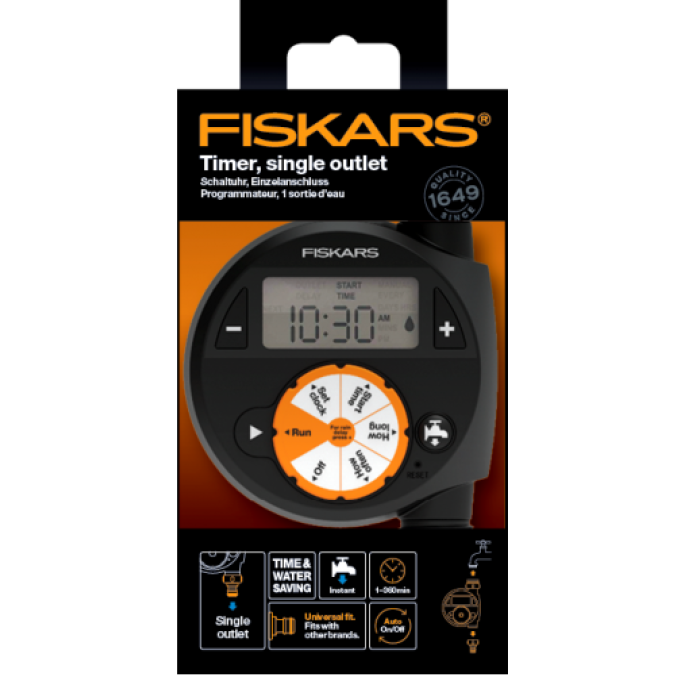 Fiskars 1054791 Sulama Bilgisayarı - Su Zamanlayıcı