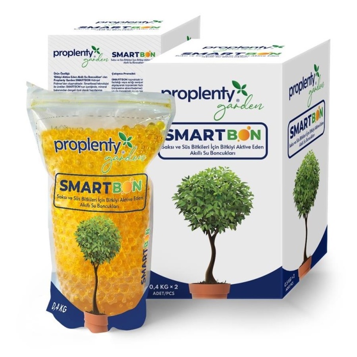Proplenty Smartbon Saksı Ve Süs Bitkileri İçin Akıllı Su Boncukları 0.4 kg/2 Ad.