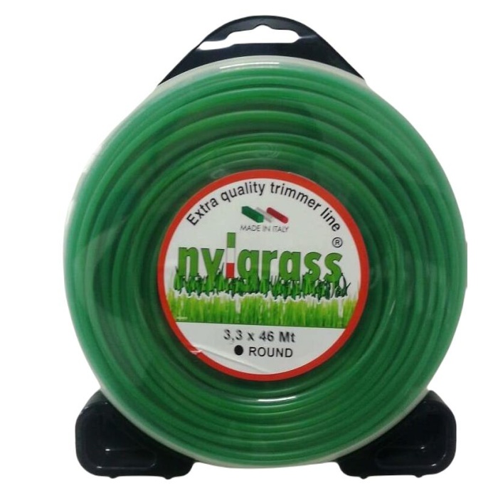 Nylgrass Yeşil Yuvarlak Tırpan Misinası 3.3 mm 46 mt