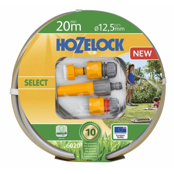 Hozelock 6020P9000 Hortum Select 1/2 20 m Başlangıç Setli Hortum