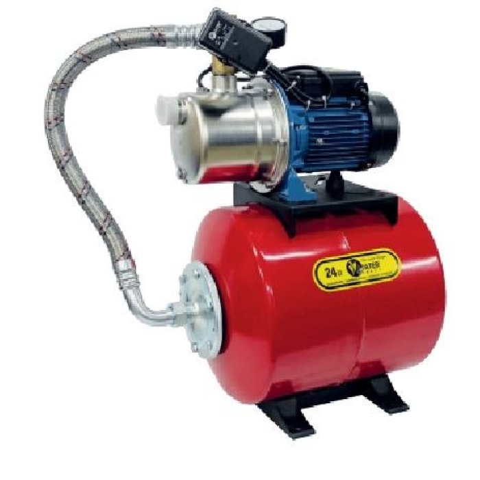 Water WS-4417 Paslanmaz Hidrofor Pompa 1 Hp