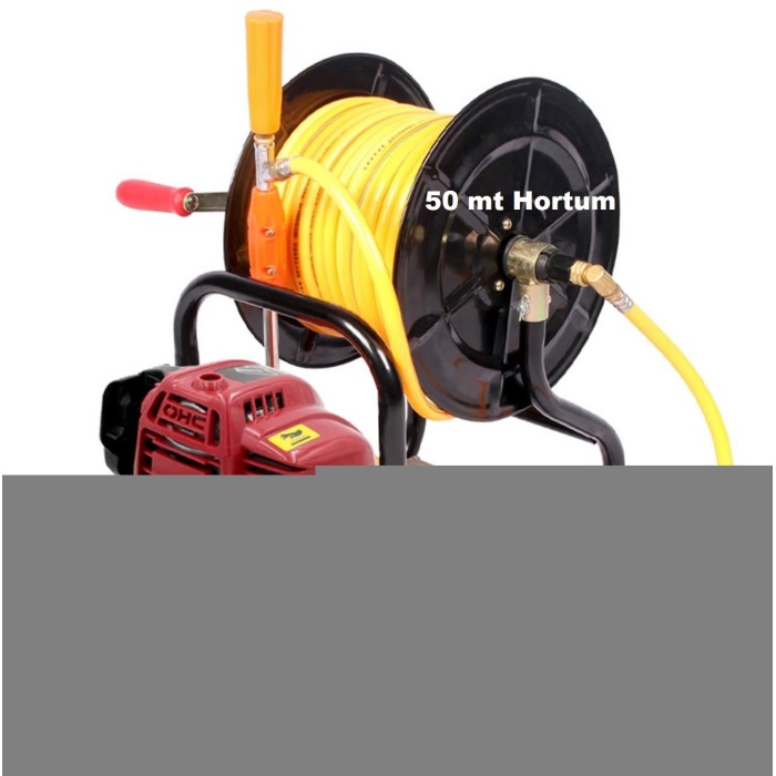 Gardenpro GP-900/4T Makaralı 4 Zamanlı İlaçlama Makinesi 50 Mt Hortum
