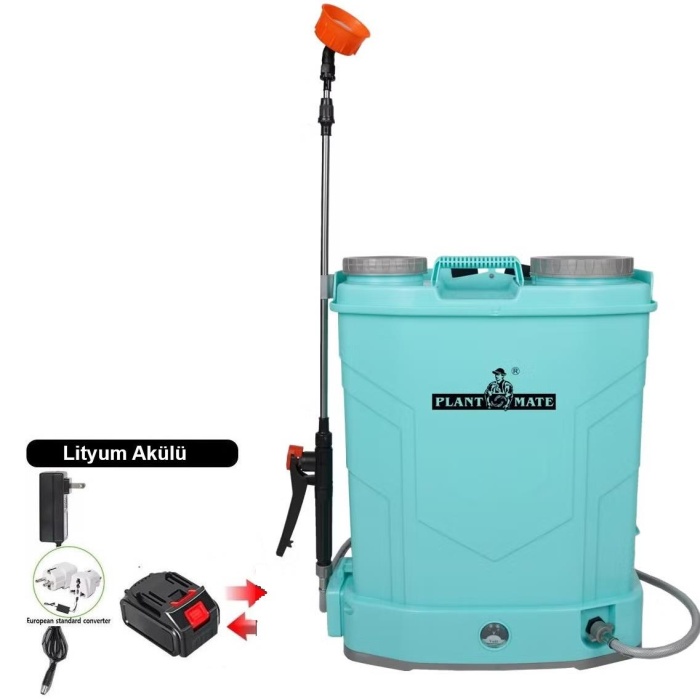 Plant Mate Lityum Akülü İlaçlama Pompası HX 16-C 16 lt