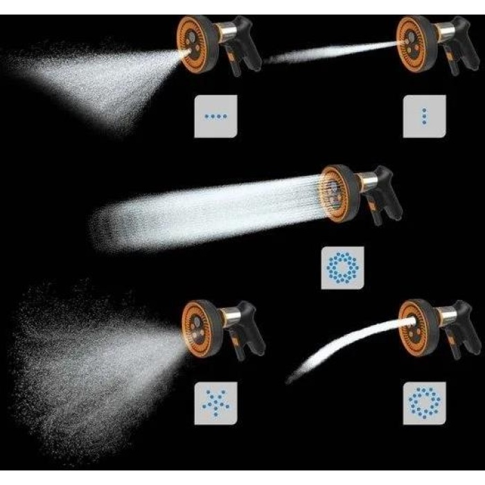 Fiskars 1067195 Fibercomp 5 Fonksiyonlu Sulama Tabancası