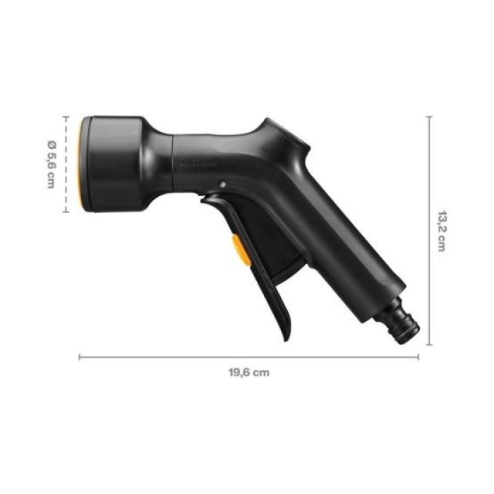 Fiskars 1070837 Solid 3 Fonksiyonlu Duş Başlıkı Sulama Tabancası
