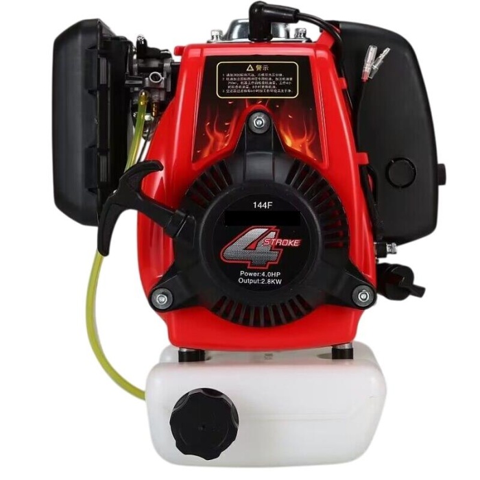 Benzinli Mini Çapa Motoru 144F Balatalı 4 Zamanlı 4 Hp