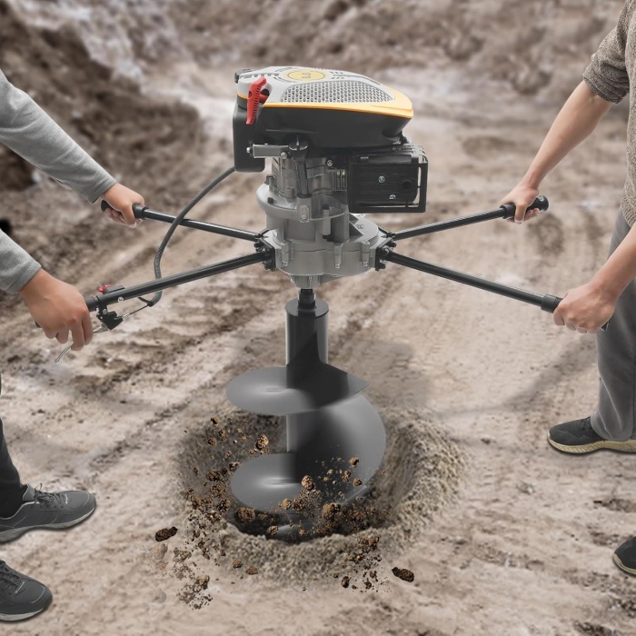 Gardenpro 225cc Toprak Burgu Makinası 9 Hp 300 mm