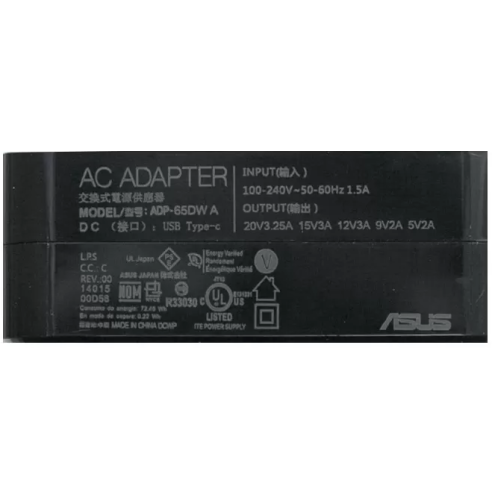 Asus 65w Type C ADP-65SD B, ADP-65JW C Orjinal Şarj Adaptörü