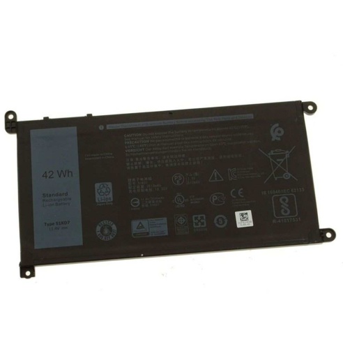 Dell Chromebook 11 3180, 3181, 3189, FY8XM, Y07HK 11.4V 3680mAh (42Wh) Batarya Pil
