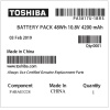 Toshiba PA3817U-1BRS, Satellite L645 L655 L700 L730 L750 L755 Orjinal Batarya Pil