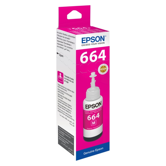 Epson T664 Kırmızı Mürekkep 70ml