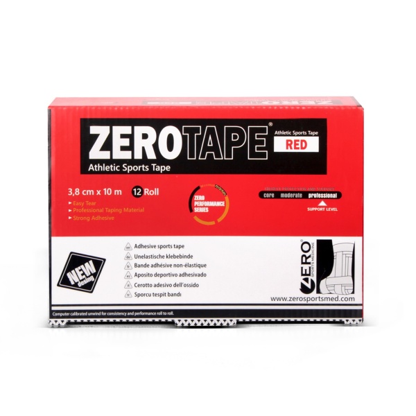 Zerotape  Kırmızı 3,8cm x 10m SporcuTespit Bandı