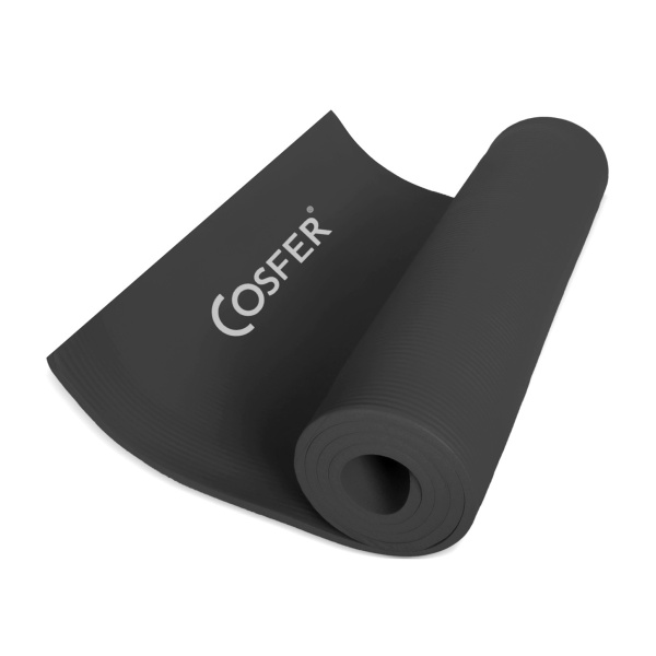 Cosfer 10 Mm Pilates Ve Yoga Minderi Siyah