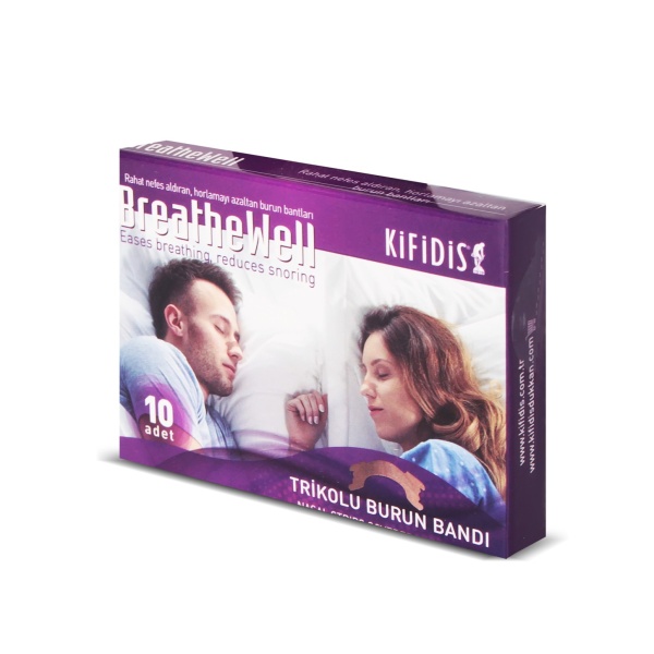 Kifidis - Breathewell Trikolu Burun Bandı 10lu Paket