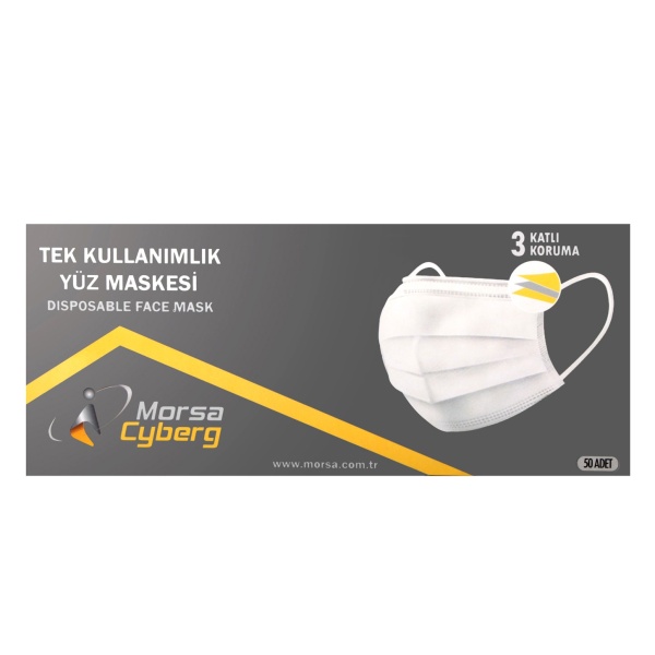 Morsa Medikal Maske 50li Kutu (Meltbow)