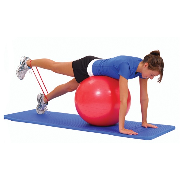 TheraBand® Exercise Balls 55 cm & Abs Ball, Kırmızı
