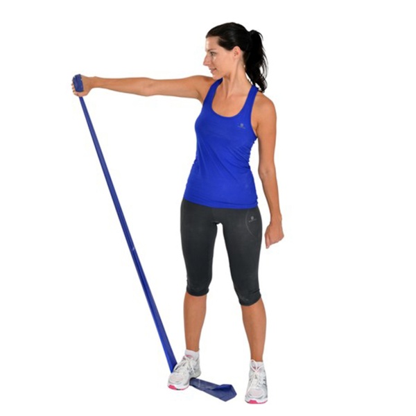 TheraBand® Exercise Band 2.5 m in Zipper-Bag +Kullanma Programı,Sarı