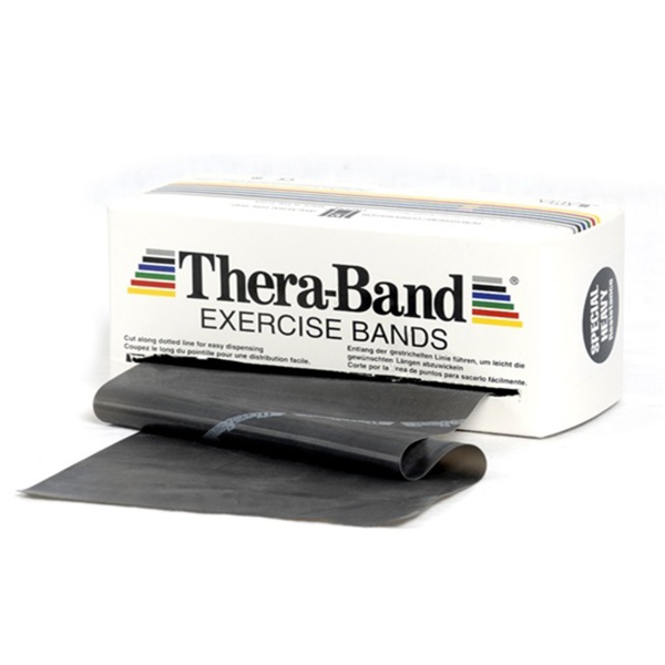 TheraBand® Exercise Band 5.5 m Özel Ağır,Siyah