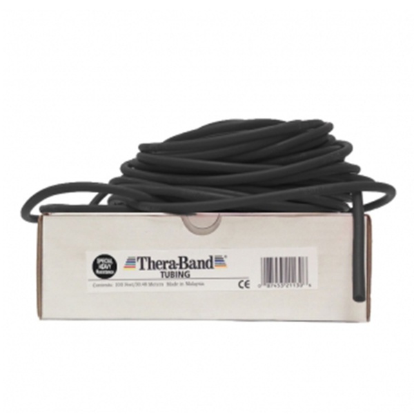 TheraBand® Tubes 30,5 m Özel Ağır, Siyah