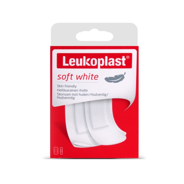 Leukoplast Soft White 19mX72 mm (12 adet), 38X72mm (8 adet) 20 Adet Yara bandı