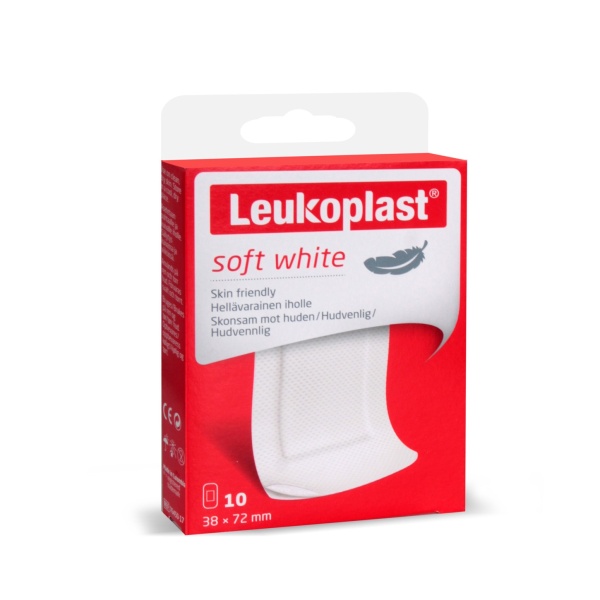 Leukoplast Soft White 38x72 mm 10 Adet Yara Bandı