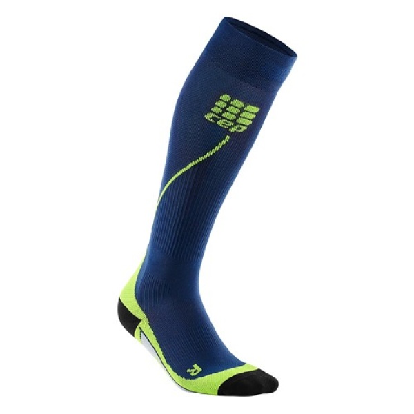 Cep Pro+ Run Socks 2.0, Deep Ocean/Green, Women