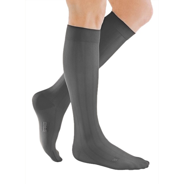 Mv Formen/1 Calf Stocking Normal Cl.Toe Anthracıte Erkek Çorabı-Dizaltı Burnu Kapalı
