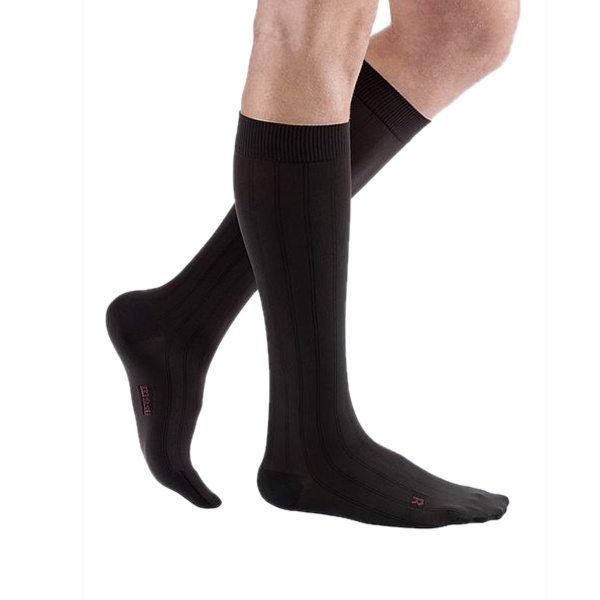 Mv Formen/2 Calf Stocking Normal Cl.Toe Black Erkek Çorabı-Dizaltı Burnu Kapalı