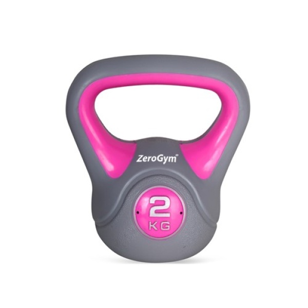 ZeroGym CKB2 iki Renkli Kettlebell Çaydanlık Dambıl 2Kg