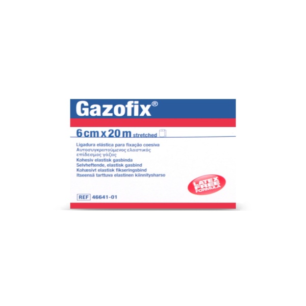 Gazofix 6cm x20m LF Bsn Fiksasyon Bandajı Ten