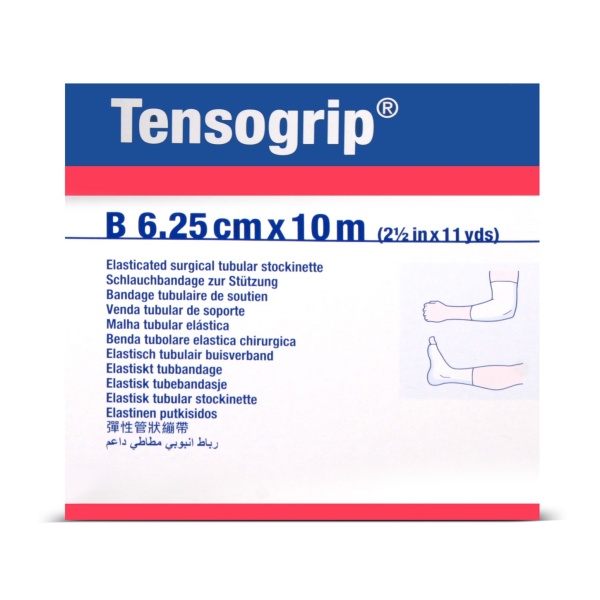 Tensogrip Tubular Bandaj Bsn Boru Bandaj 6,25cm x 10m Beyaz B Beden