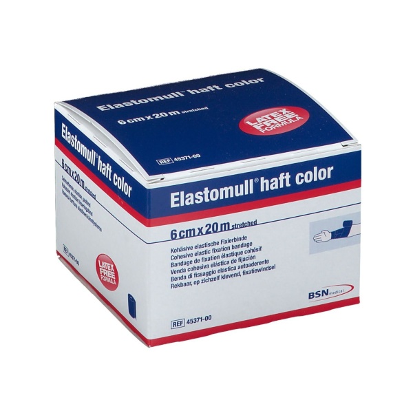 Elastomull Haft LF Bsn Fiksasyon Bandajı 6cm x 20m Mavi