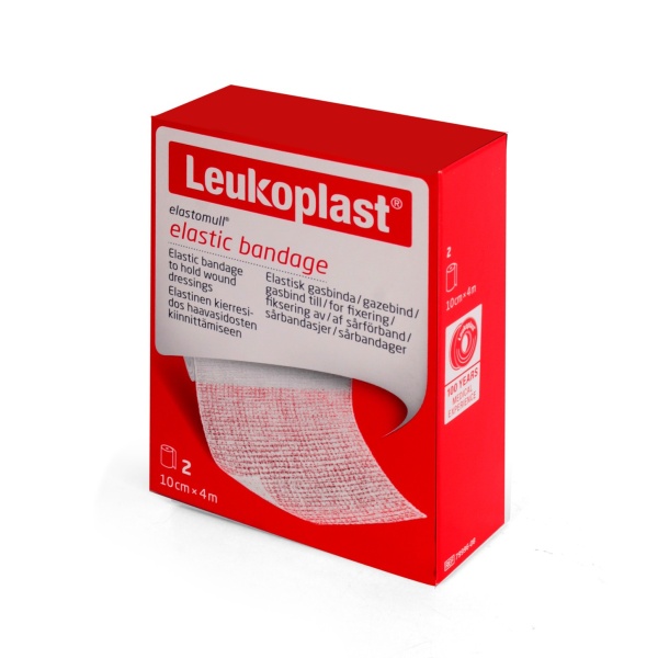 Leukoplast Elastomull Elastik Bandaj 79996-08 10cm X 4m (Beyaz) 2 Adet