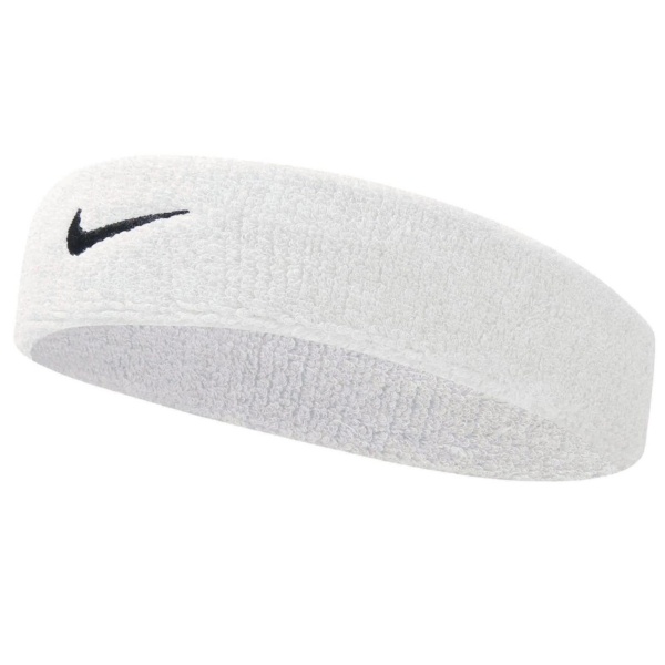 Nike Swoosh Headband White/Black Osfm, One Size/5