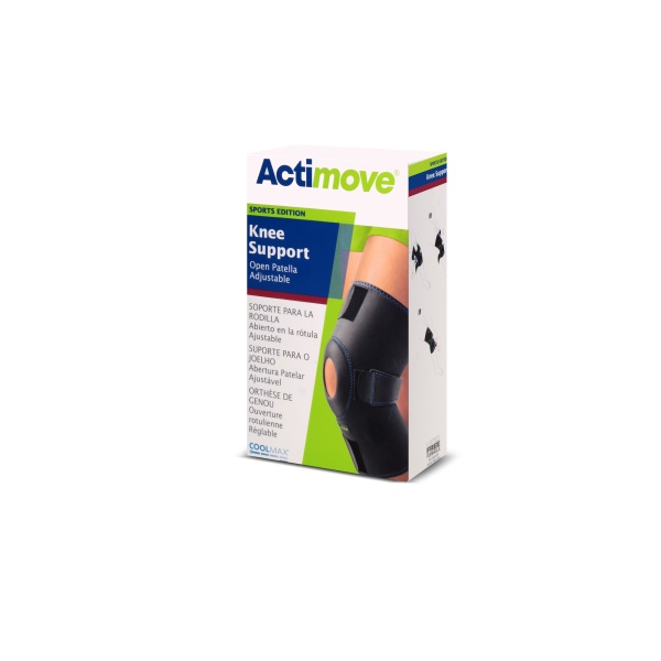 Actimove Diz Desteği Açık Patella Ayarlanabilir Siyah Renk