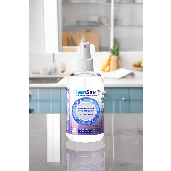 CleanSmart El ve Cilt Dezenfektan Spreyi 250 ML