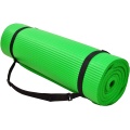 ZERO GYM Egzersiz Matı Yeşil 180X60X1CM Ekstra Kalın Yüksek Yoğunluklu Yırtılmaz Egzersiz Yoga Minderi Ve Taşıma Kayışı