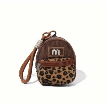 Leopar Mini Cüzdan Charm