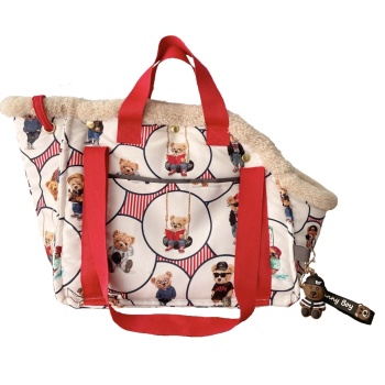 Teddy Desen Pet Taşıma Çantası
